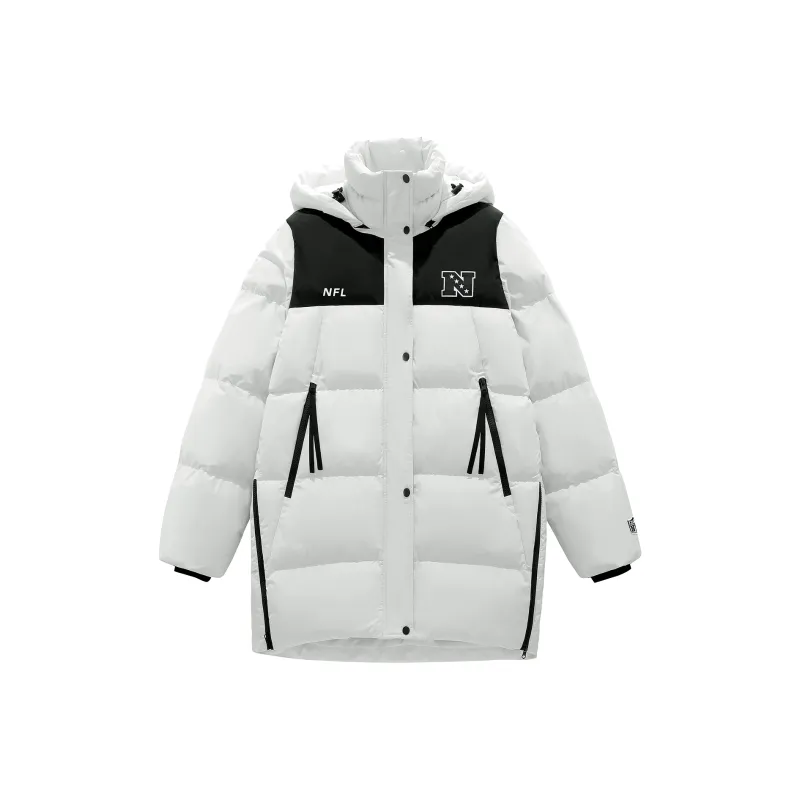 NFL Puffer Jackets Unisex Ecru-0