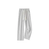 Gray Spring Fall Regular Pants