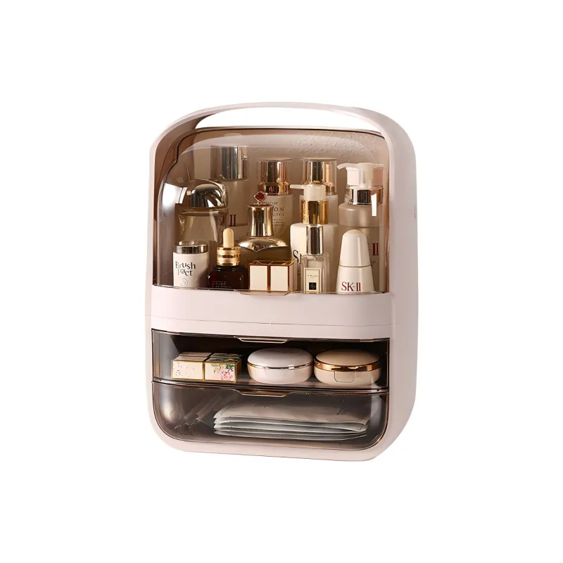 LMLTOP Transparent Flap Storage Rack Make up Tools 1 Pc-1