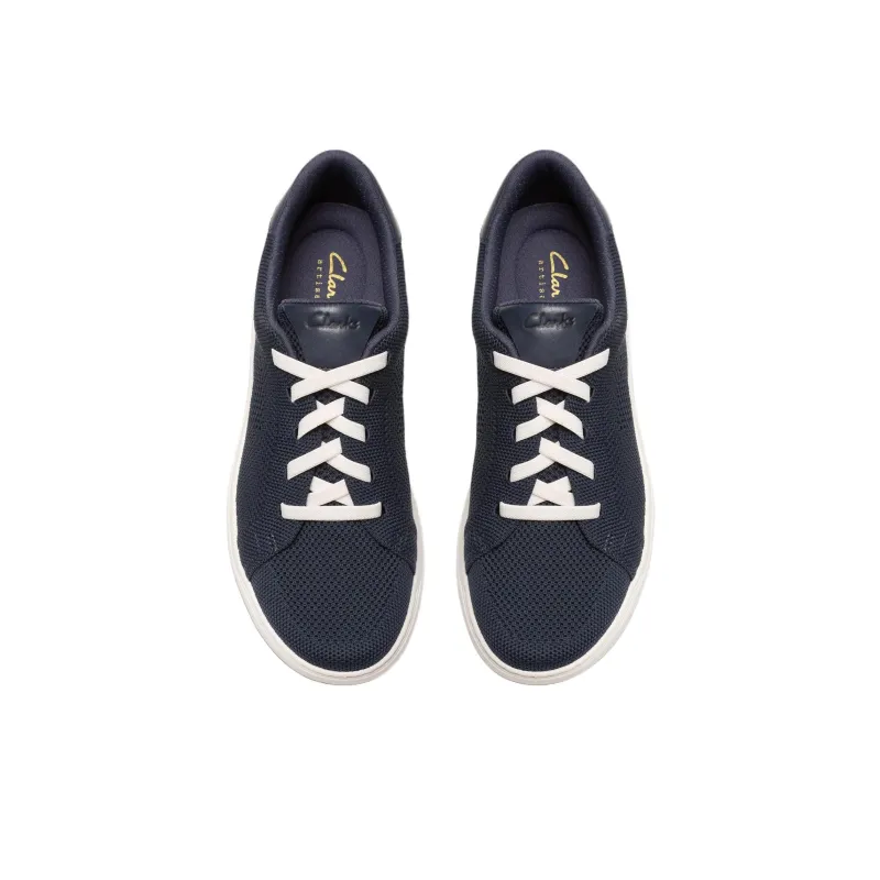 Clarks Nalle Walk Breathable Low Top Casual Shoes Women's Marine Blue-3