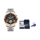 Rose Gold Black Dial Red Bezel[Blue Box+Shopping Bag+Watch Adjuster]