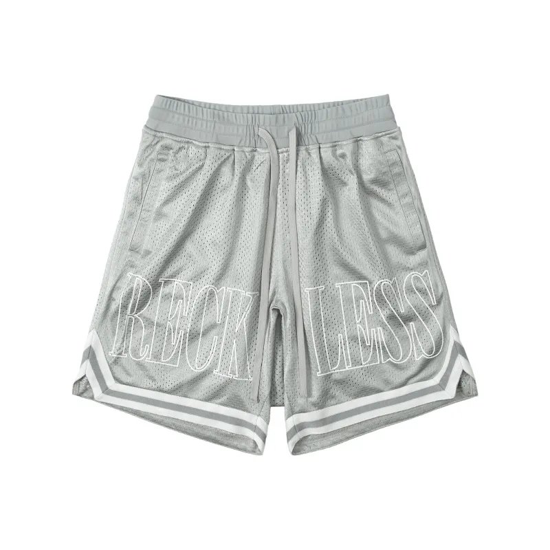 HARSH AND CRUEL Basketball Shorts Unisex-4