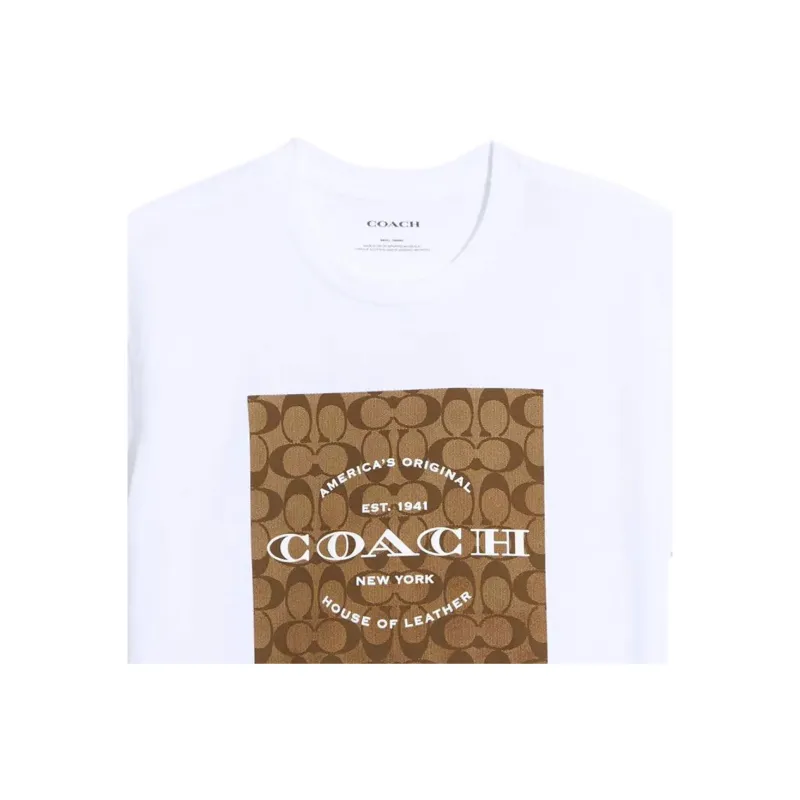 COACH SS23 Regular T Shirt Women's White-3