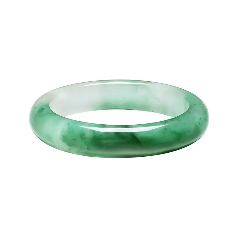 LIU GUI FU JEWELRY Natural African Emerald Bangles Women's-2
