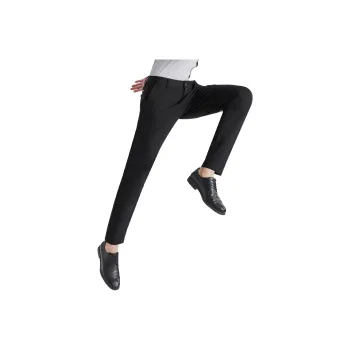 LESS IS MORE Four Way Stretch SS25 Casual Pants Men's Black