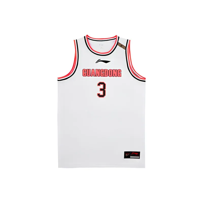 LiNing Basketball Jerseys Men's Standard White-0