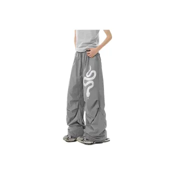 FA2LO Casual Pants Unisex Black