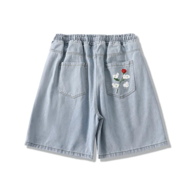 JCUI Denim Shorts Unisex-4