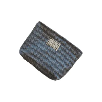 Sweet Pillow House Fresh Ins Jacquard Makeup Bags Storage Toiletry Large Capacity Portable Elegance
