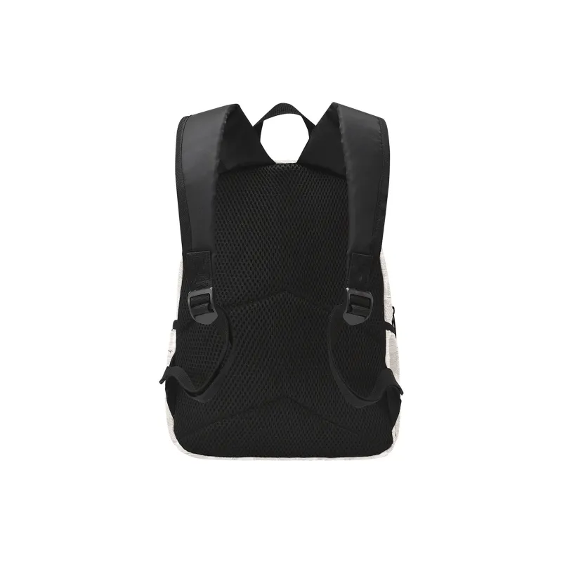 Soundbyte Polyester Backpack Unisex White-13