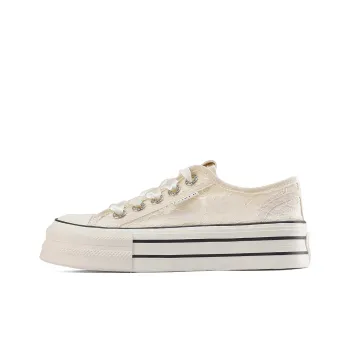 FOXER Durable Breathable Lightweight Low-Top Canvas Shoes Women's
