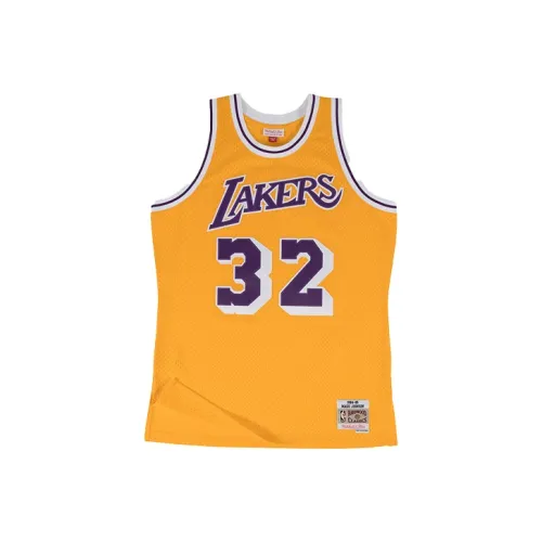 Mitchell Ness Los Angeles Lakers Home 1984 85 Magic Johnson Swingman Jersey