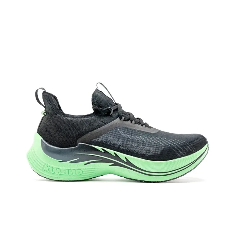 ONEMIX Light Nails Running Shoes Unisex Neon Black-1