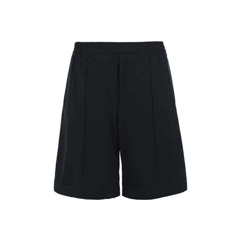 Zzegna Casual Shorts Men Dark Blue-0