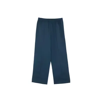PUMA APRES COURT WOVEN PANTS Casual Pants Unisex Midnight Blue