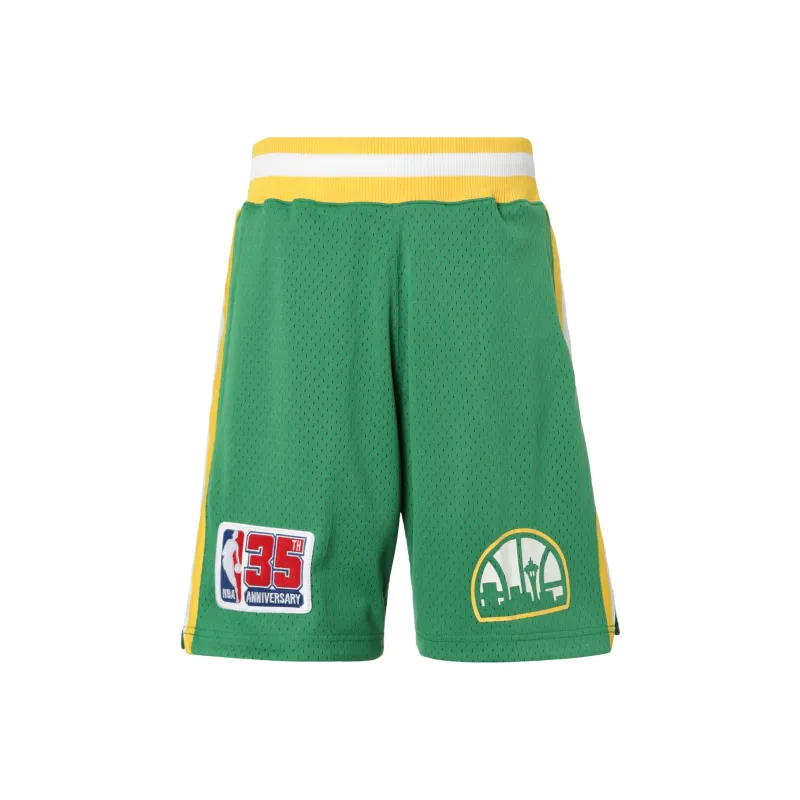Mitchell & Ness Basketball Shorts Men's Green-0