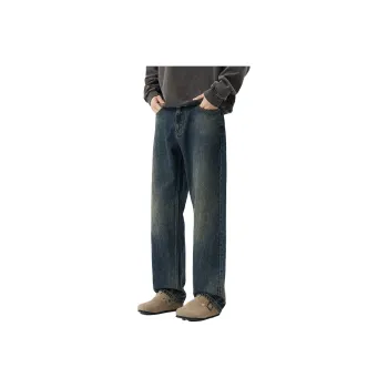 HIPANDA Jeans Men Blue
