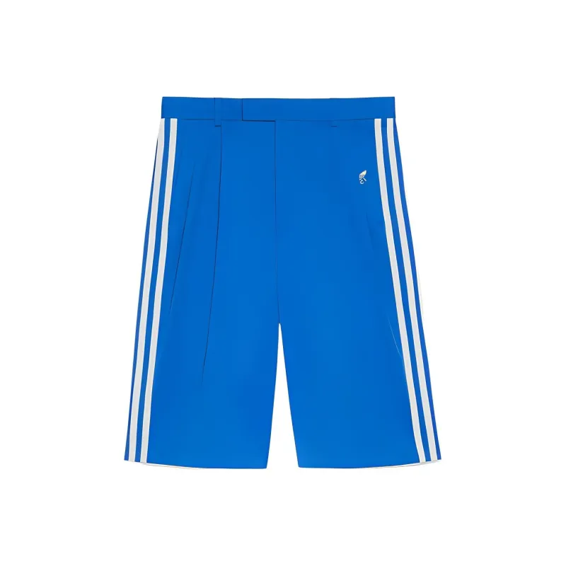 Adidas X GUCCI Casual Shorts Men Blue-0