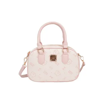 CHAOFANJI PU Crossbody Handbag Women's Cherry Blossom Pink