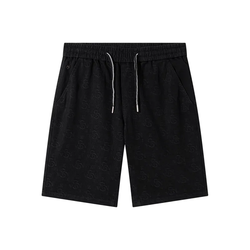 SEVEN Denim Shorts Men Black-0