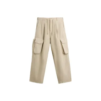 ZARA Casual Pants Men's Light Brown Yellow