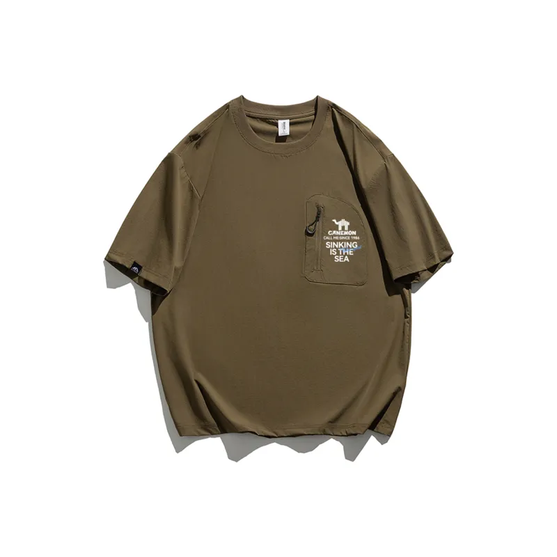 Pilot the camel T Shirts Men-0