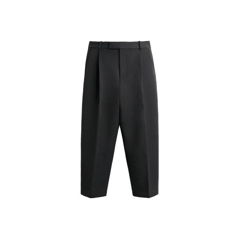 Studio Nicholson X ZARA Studio Nicholson Co-brand Casual Pants Men Dark Gray-0