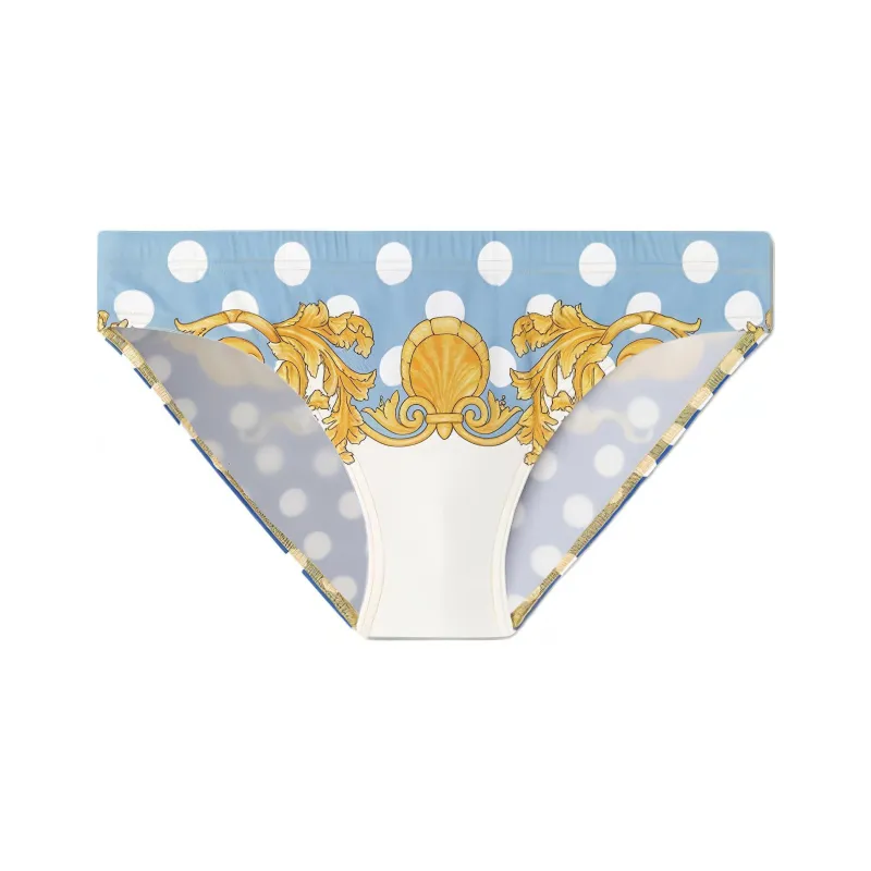 VERSACE SEASHELL BAROQUE Swimming Shorts Men's Multicolor-0