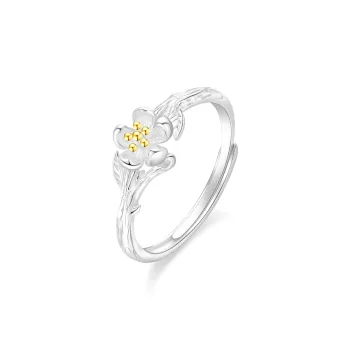 Lao Feng Xiang 925 Sterling Silver Rings Women's