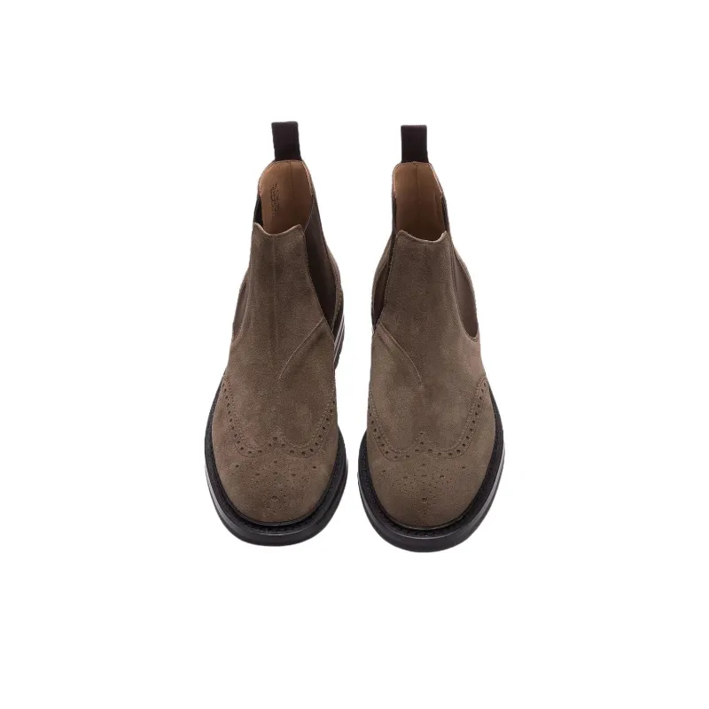 CHURCH'S Mcentyre Short Chelsea Boots Men's Brown-4