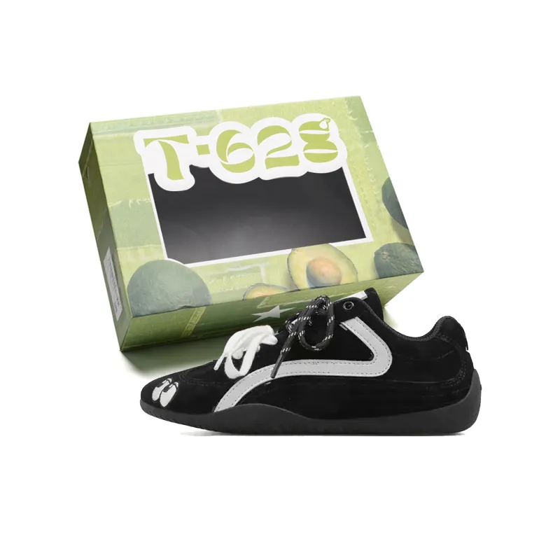 T628 Abrasion Resistant Lightweight Slip Resistant Low Top Skateboard Shoes Unisex-4
