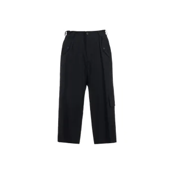 Yohji Yamamoto Wool Cropped Trousers