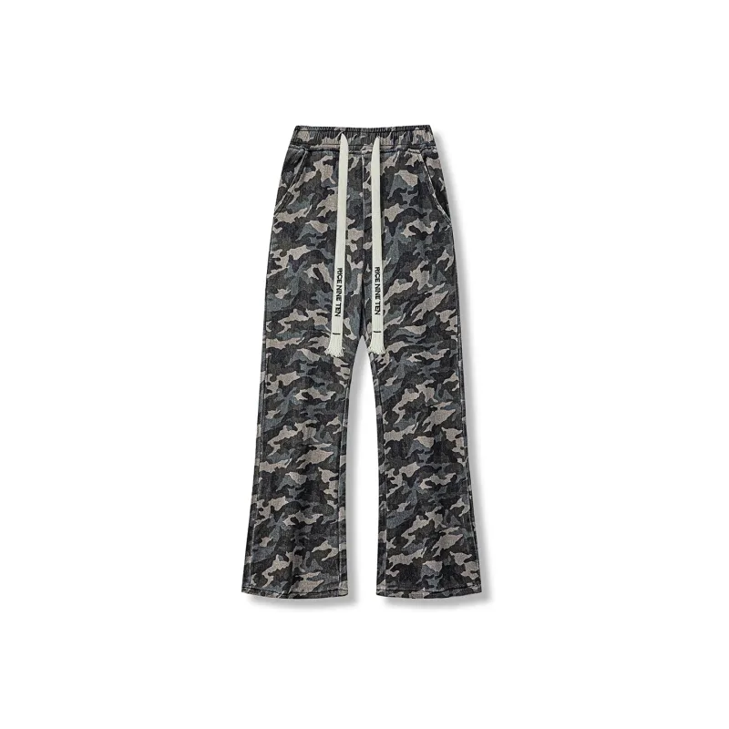RICE NINE TEN Casual Pants Unisex Camouflage-0