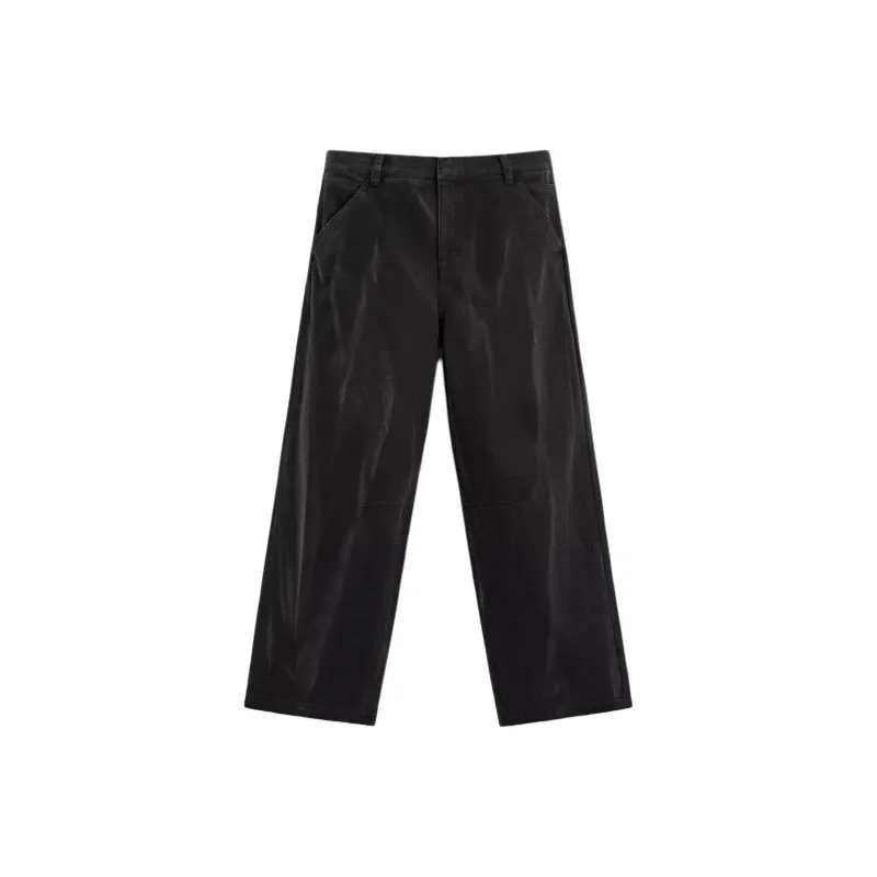 ZARA Casual Pants Men's Dark Brown-0