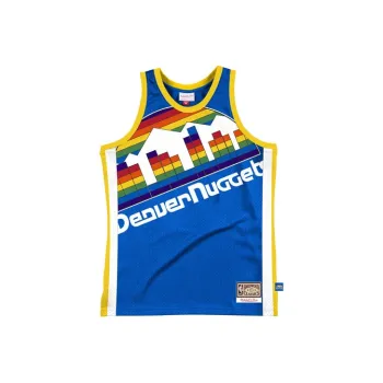 Mitchell Ness Basketball Jerseys Men Blue