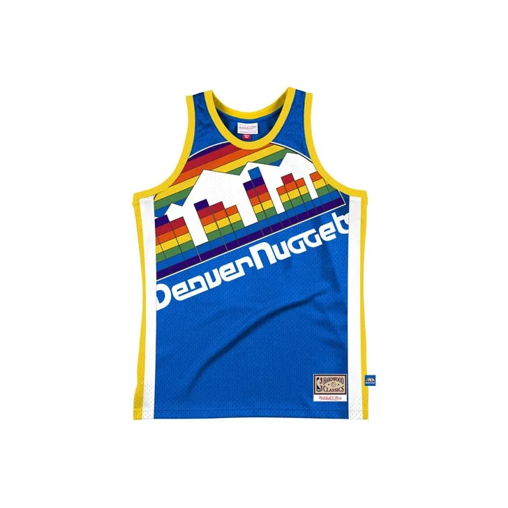 Mitchell Ness Basketball Jerseys Men Blue-0