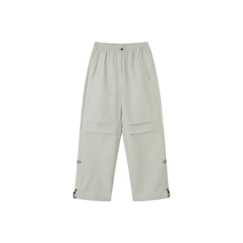 YADcrew Casual Pants Unisex Silver Gray-0