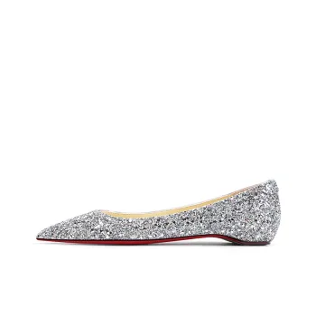 LUKECSION Casual Single Shoes Women's Expensive Silver
