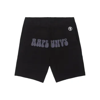 Aape Logo embroidered Cotton Track Shorts