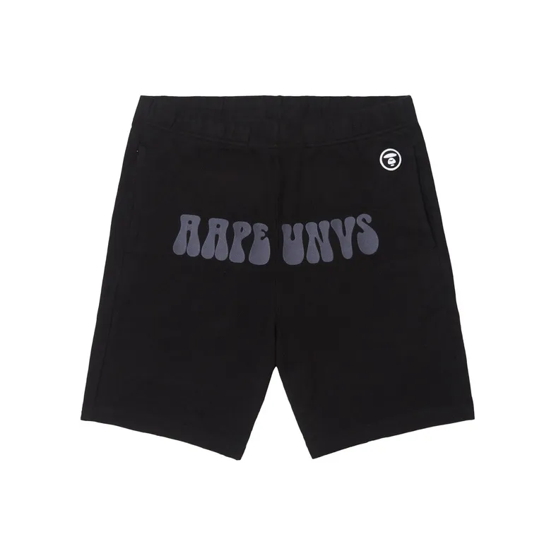 Aape Logo embroidered Cotton Track Shorts-0