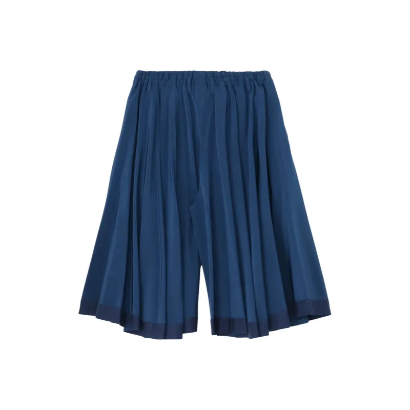 Yohji Yamamoto Ground Y SS25 Casual Shorts Unisex Marine Blue-1