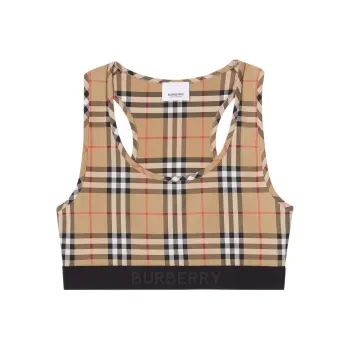 Burberry Women's Stretch Nylon Top Beige