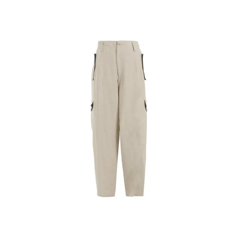Yohji Yamamoto Y's For Men FW24 Casual Pants Men's Ivory-0