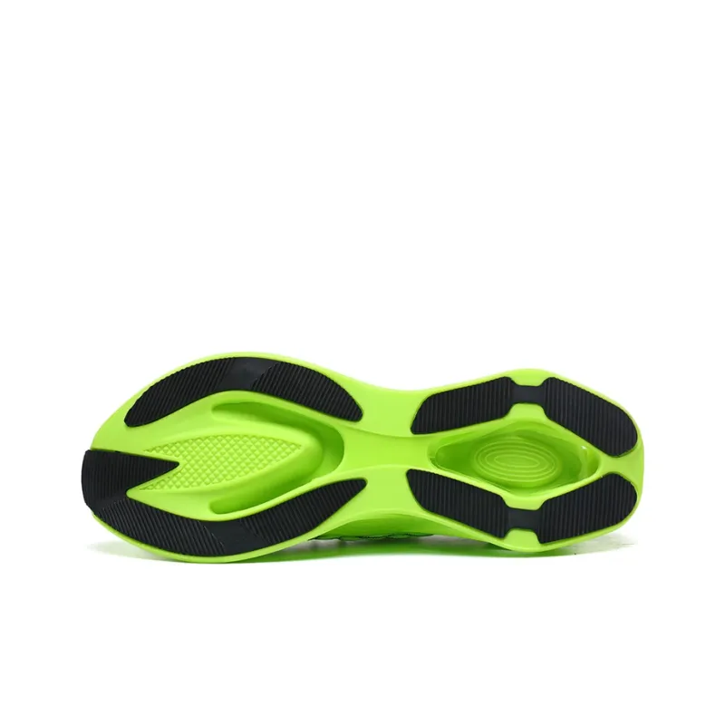 Kuding Casual Shoes Men Low Top Red/Yellow/Green-11