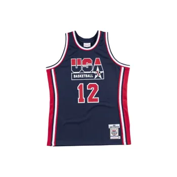 Mitchell Ness Team Usa 1992 John Stockton 'Navy' Authentic Jersey