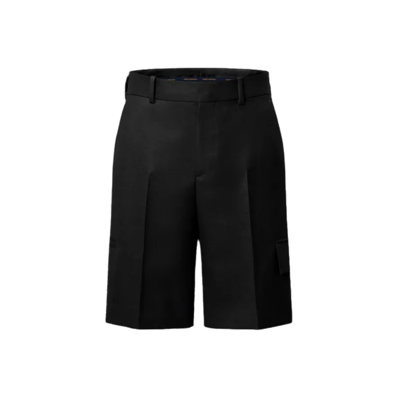 LOUIS VUITTON Tailored Wool Cargo Shorts-0