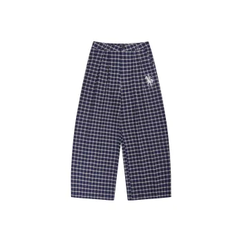 HARSH AND CRUEL Casual Pants Unisex Navy Blue