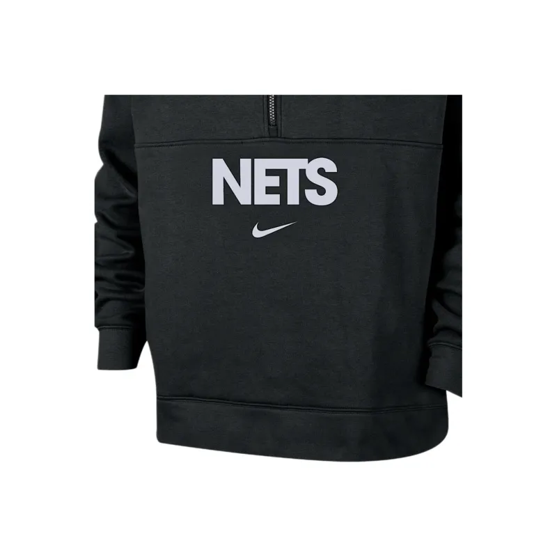 Nike Brooklyn Nets Club Courtside Men's Nike Nba 1/2 Zip Top-2