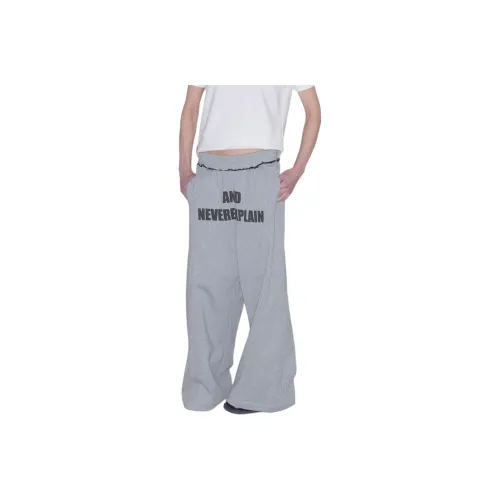 CasseSango Casual Pants Unisex Gray