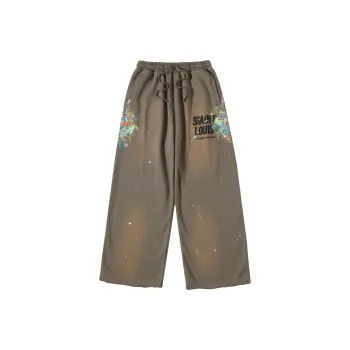 SSSAINT LOUIS Casual Pants Unisex Khaki